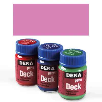 Deka Perm Deck Vopsea textil acoperitoare pentru material închis la culoare - 29 roz