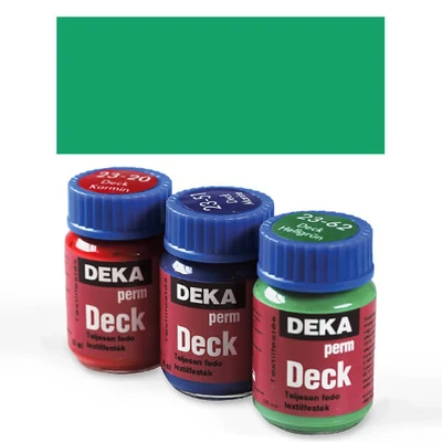 Deka Perm Deck Vopsea textil acoperitoare pentru material închis la culoare - 64 verde