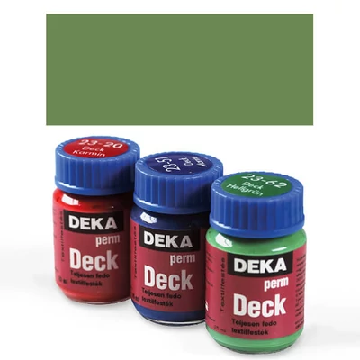 Deka Perm Deck Vopsea textil acoperitoare pentru material închis la culoare - 71 verde olive
