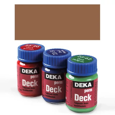 Deka Perm Deck Vopsea textil acoperitoare pentru material închis la culoare - 82 maro deschis