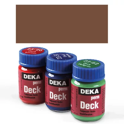 Deka Perm Deck Vopsea textil acoperitoare pentru material închis la culoare - 85 maro închis