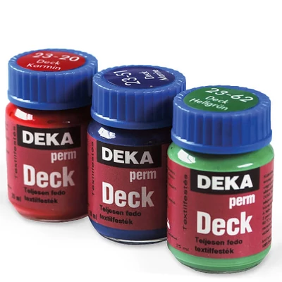 Deka Perm Deck Vopsea textil acoperitoare pentru material închis la culoare - in diverse culori