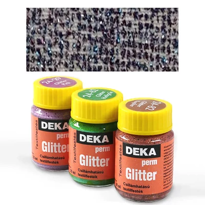  Deka Perm Glitter vopsea textil cu sclipici 25 ml -- 98 confetti
