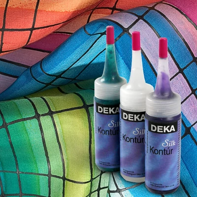 Contur mătase Deka Silk 30 ml - în diverse culori