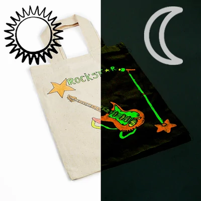 Vopsea textilă Deka Perm Disco care strălucește în întuneric - în diverse culori