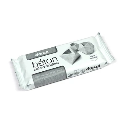 Darwi Beton plastilină cu uscare la aer, 500 g - gri