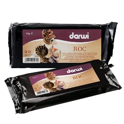 Darwi ROC plastilină cu uscare la aer , 1000 g - alb