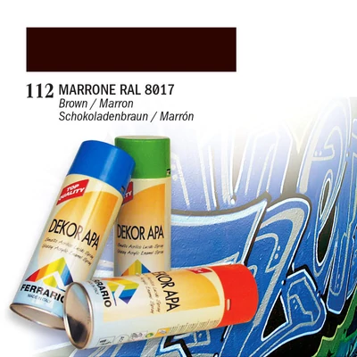 Dekor APA vopsea acrilică spray, 400 ml - 112, marrone