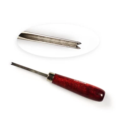 Lyons, L330-04, daltă pentru lemn, lungă, în formă de V, 1/4 inch