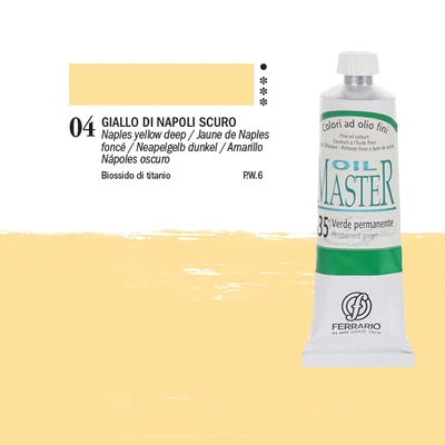 Ferrario Master Culori ulei, 60 ml - 04, naples yellow deep