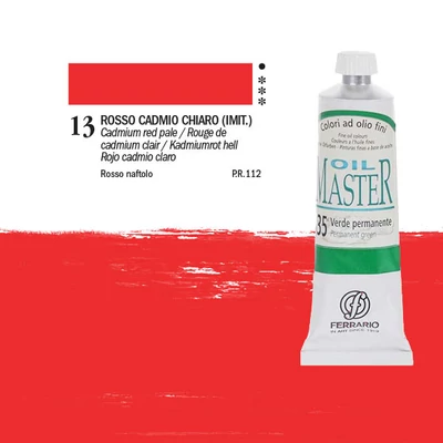 Ferrario Master Culori ulei, 60 ml - 13, cadmium red pale