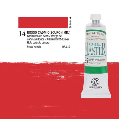Ferrario Master Culori ulei, 60 ml - 14, cadmium red deep