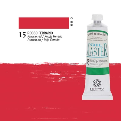 Ferrario Master Culori ulei, 60 ml - 15, ferrario red