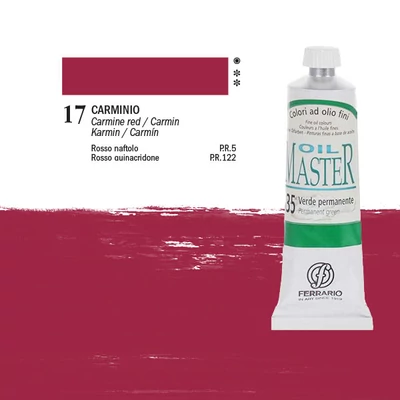 Ferrario Master Culori ulei, 60 ml - 17, carmine red