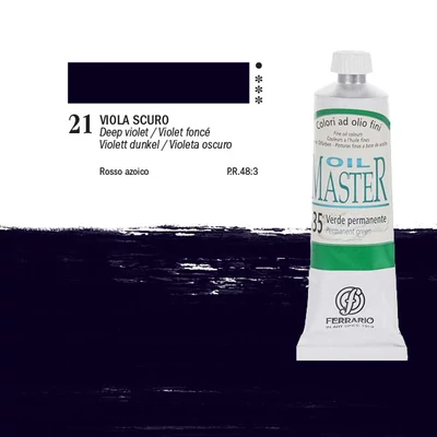 Ferrario Master Culori ulei, 60 ml - 21, deep violet