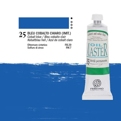 Ferrario Master Culori ulei, 60 ml - 25, cobalt blue