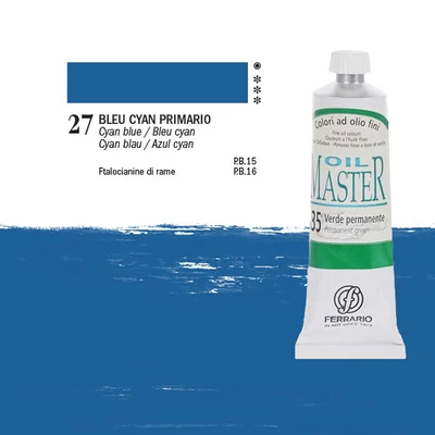 Ferrario Master Culori ulei, 60 ml - 27, cyan blue