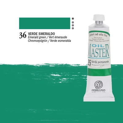 Ferrario Master Culori ulei, 60 ml - 36, emerald green