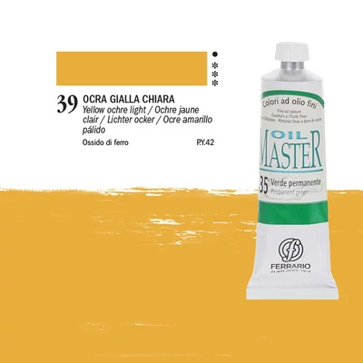 Ferrario Master Culori ulei, 60 ml - 39, yellow ochre light