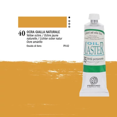 Ferrario Master Culori ulei, 60 ml - 40, yellow ochre