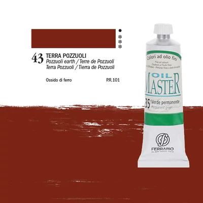 Ferrario Master Culori ulei, 60 ml - 43,pozzuoli earth
