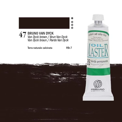 Ferrario Master Culori ulei, 60 ml - 47, vandyck brown