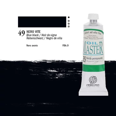 Ferrario Master Culori ulei, 60 ml - 49, blue black