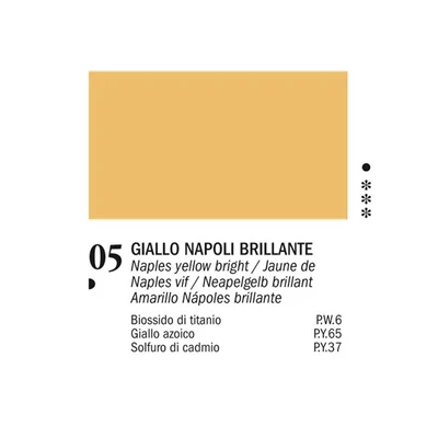 Ferrario Van Dyck Culori ulei, 60 ml - 05, naples yellow bright