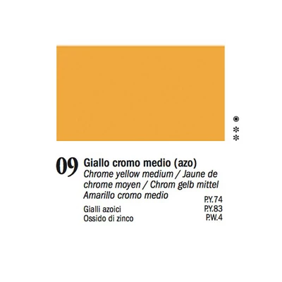Ferrario Van Dyck Culori ulei, 20 ml - 09, chrome yellow middle