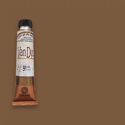 Ferrario Van Dyck Culori ulei, 20 ml - 26, raw sienna