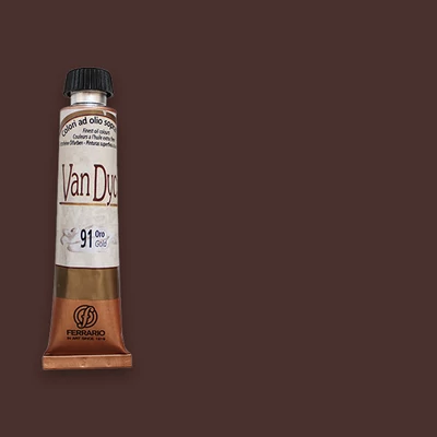 Ferrario Van Dyck Culori ulei, 20 ml - 33, burnt sienna