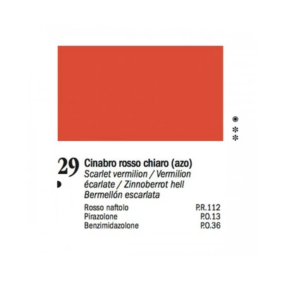 Ferrario Van Dyck Culori ulei, 20 ml - 29, scarlet vermilion