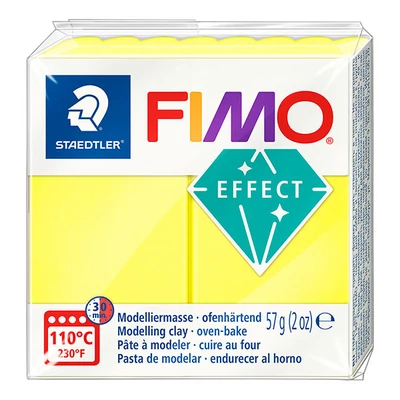 FIMO Neon Effect plastilină care se întărește la coacere 57 g - galben neon (8010-101)
