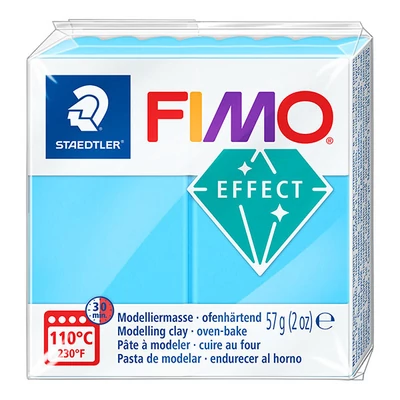 FIMO Neon Effect plastilină care se întărește la coacere 57 g - albastru neon (8010-301)