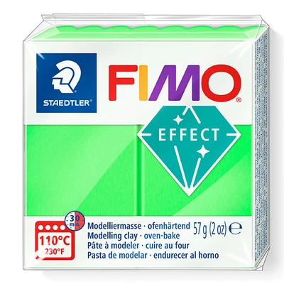 FIMO Neon Effect plastilină care se întărește la coacere 57 g - verde neon (8010-501)