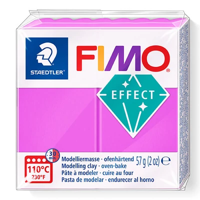 FIMO Neon Effect plastilină care se întărește la coacere 57 g - mov neon (8010-601)