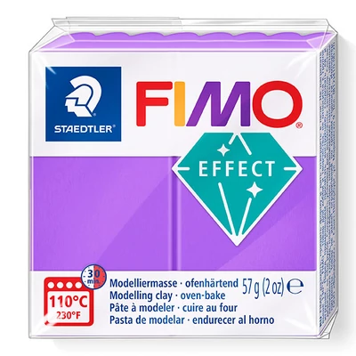 FIMO EFFECT plastilină care se întărește la coacere , 57 g - purpuriu purpuriu translucid (8020-604)