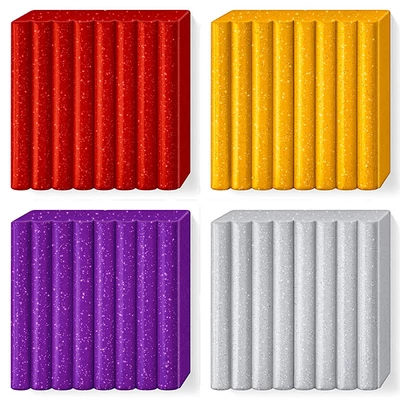FIMO EFFECT plastilină care se întărește la coacere , sclipici - in diverse culori
