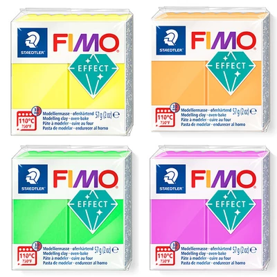Plastilină care se întărește la coacere  FIMO Neon Effect - in diverse culori