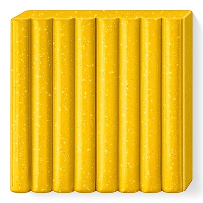 FIMO Kids Plastilină care se întărește la coacere , 42 g - auriu cu sclipici (8030-112)