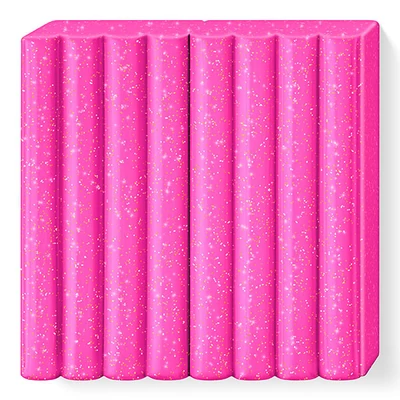 FIMO Kids Plastilină care se întărește la coacere , 42 g - pink sclipitor (8030-262)