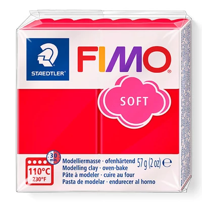 Plastilină FIMO SOFT care se întărește la coacere , 57 g - roșu indian (8020-24)