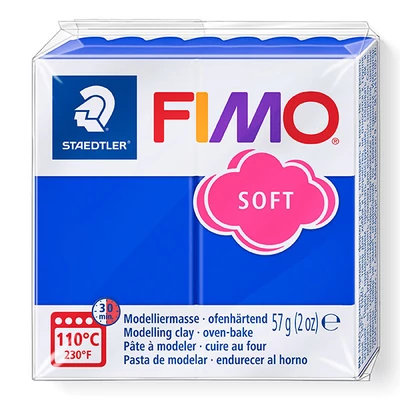 Plastilină FIMO SOFT care se întărește la coacere , 57 g - albastru strălucitor (8020-33)