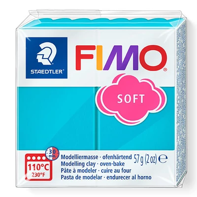 Plastilină FIMO SOFT care se întărește la coacere , 57 g - menta (8020-39)