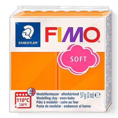 Plastilină FIMO SOFT care se întărește la coacere , 57 g - mandarina (8020-42)