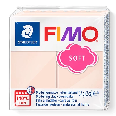 Plastilină FIMO SOFT care se întărește la coacere , 57 g - culoarea pielii (8020-43)