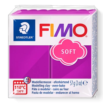 Plastilină FIMO SOFT care se întărește la coacere , 57 g - violet purpuriu (8020-61)