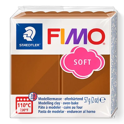 FIMO plastilină moale pentru coacere, 57 g - caramel (8020-7)
