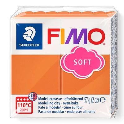 Plastilină FIMO SOFT care se întărește la coacere , 57 g - coniac (8020-76)