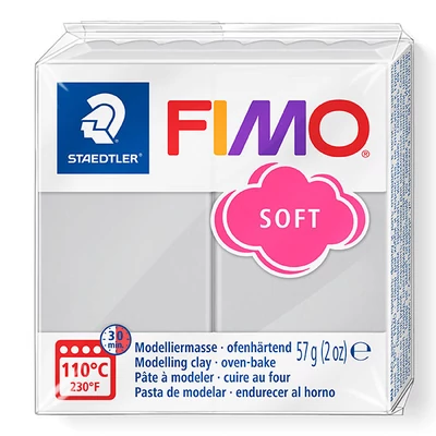 Plastilină FIMO SOFT care se întărește la coacere , 57 g - delfin gri (8020-80)